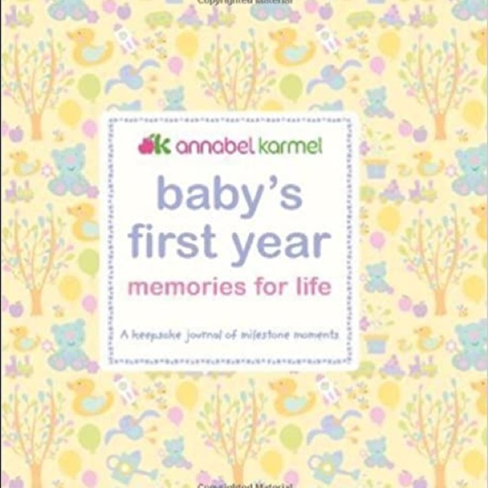 Baby's First Year Memories for Life Hardcover book